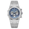 Quartz Watch - P926 Silver Blue Dial Silver Ring