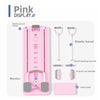 Ab Wheel Roller - 7-in-1 Pink