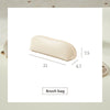 Waterproof Portable Cosmetic - White Brush Bag