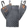 All-Season Pet Car Seat Mat - F15 full coverage orange pocket style