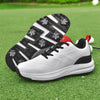 Golf Shoes Breathable Fixed Nail Sports Footwear - White Pro
