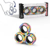 Magnetic Rings Fidget Toy Set (3PCS) – Adult Spinner Fidget Magnets for Teens & Kids - Multicolor