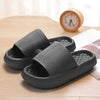 Soft Sole Non Slip Home Slippers - Black