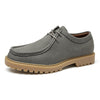 Men's Leather Derby Shoes - Dark gray
