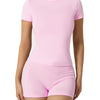 Brushed Slim Yoga Set Quick Dry - Pink