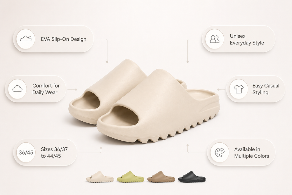 One Piece Molded Foam Slides
