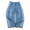 Striped Jeans - Light blue