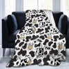 Cow Print Flannel Blanket Soft - 3