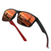 Polarized TAC Sunglasses Metal Spring Frame - Red Leg Red Mercury