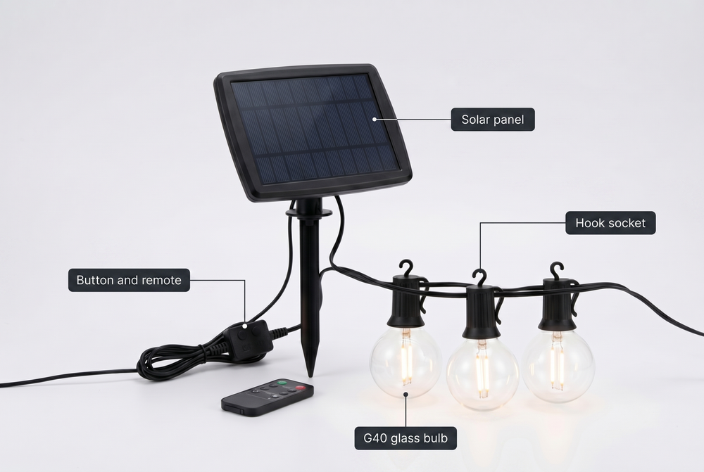 Solar Charged, IP44 Rated