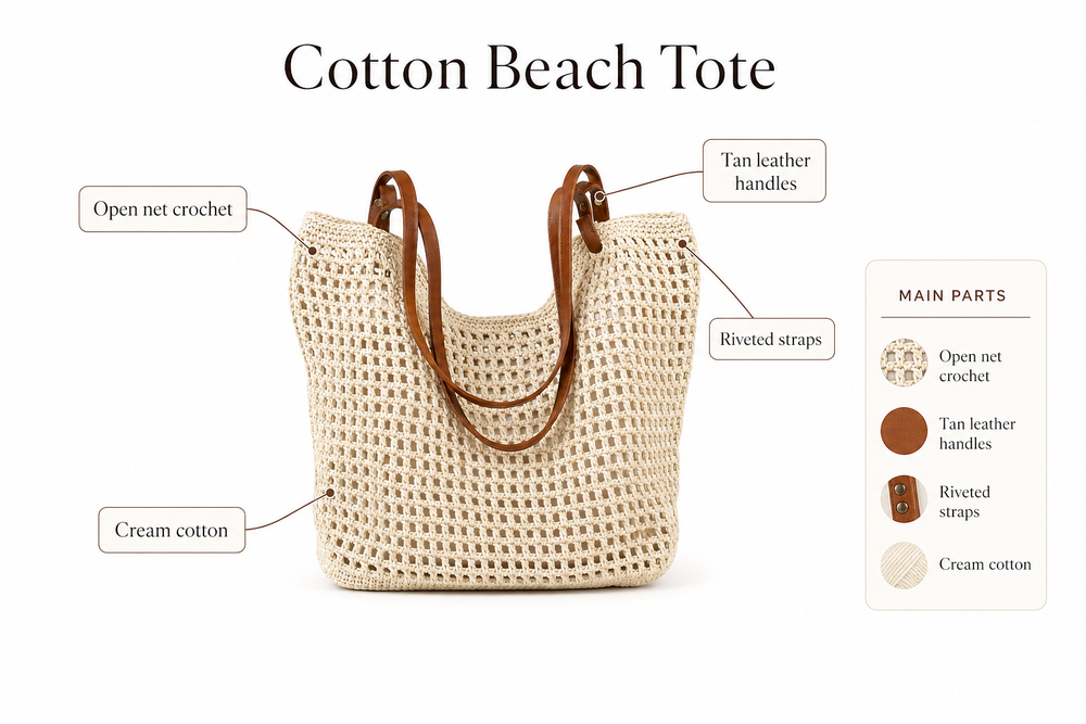 Brown Leather Meets Cotton