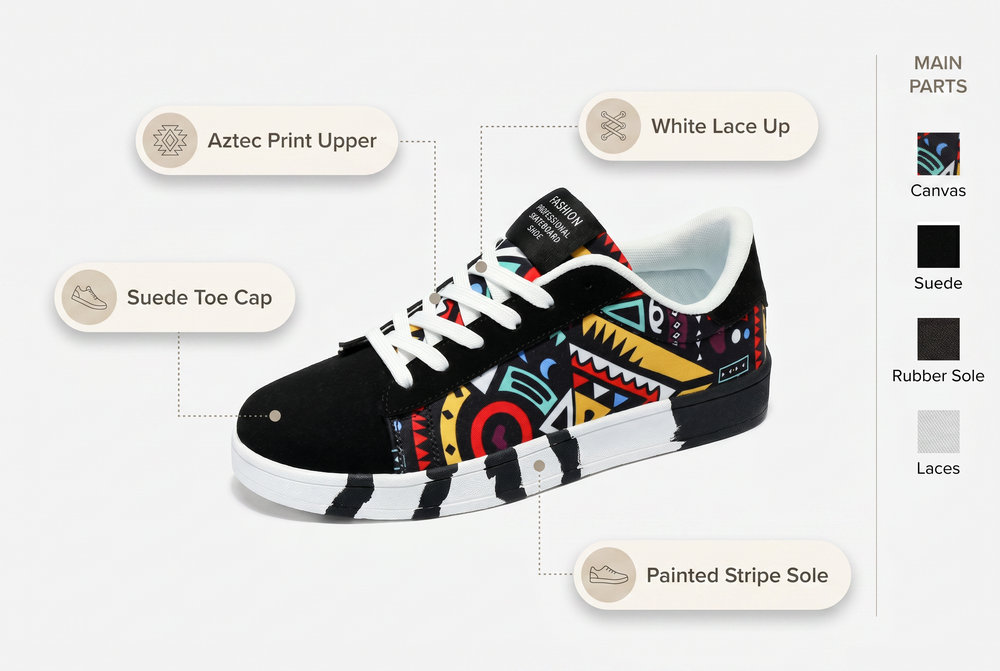 Print And Suede Together