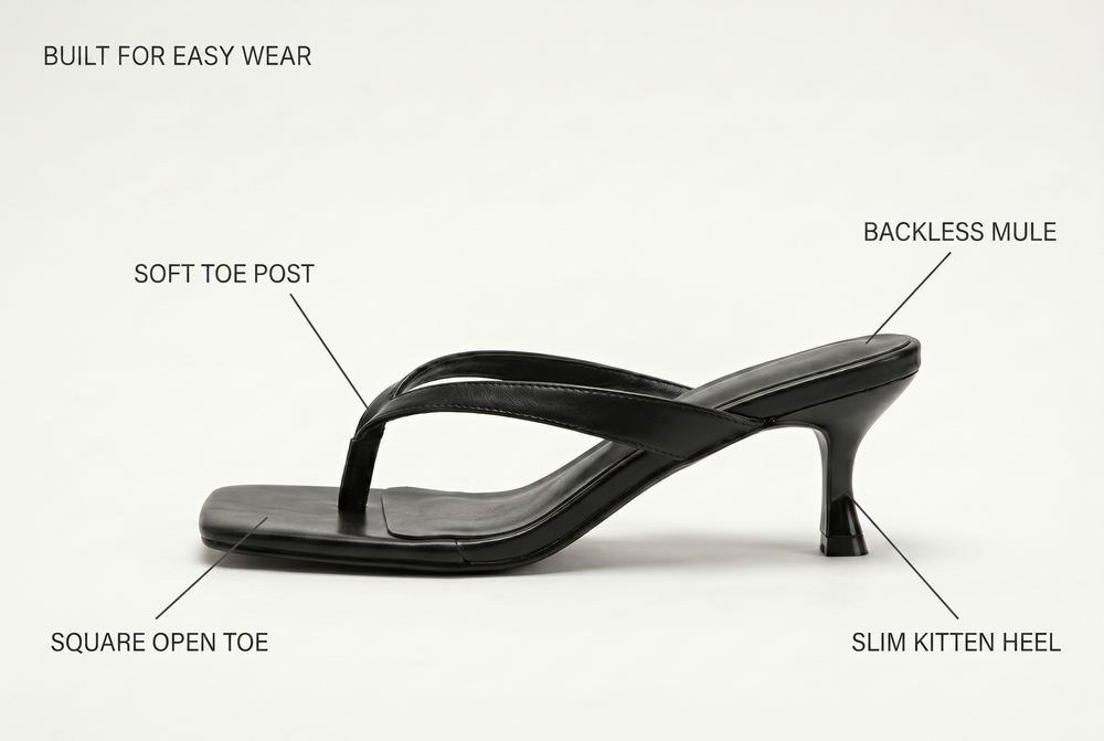 A soft slip on toe post