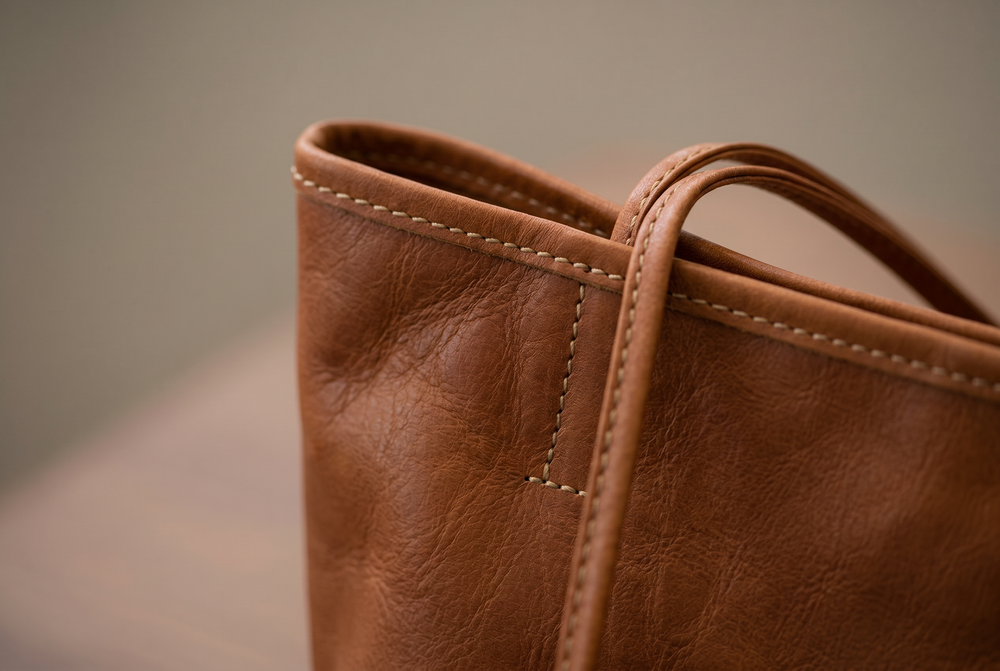 Vintage Leather Tote