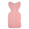 Baby Swaddle Sleeping Bag - Peach Pink sleeveless cotton