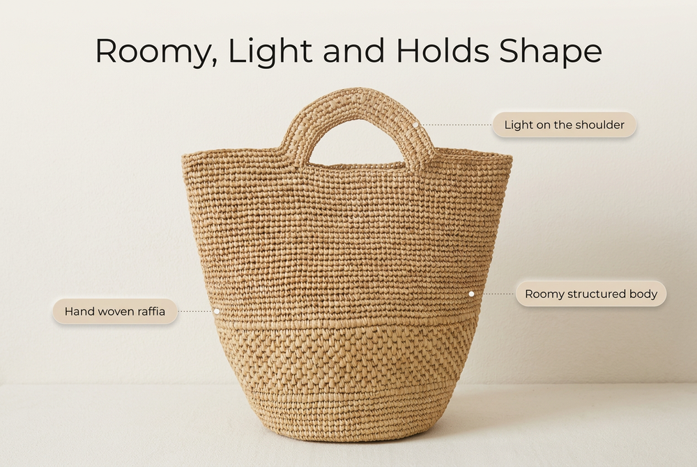 Roomy, Light and Holds Shape