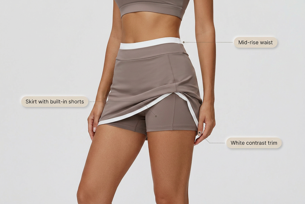 A Skort With Built-In Shorts
