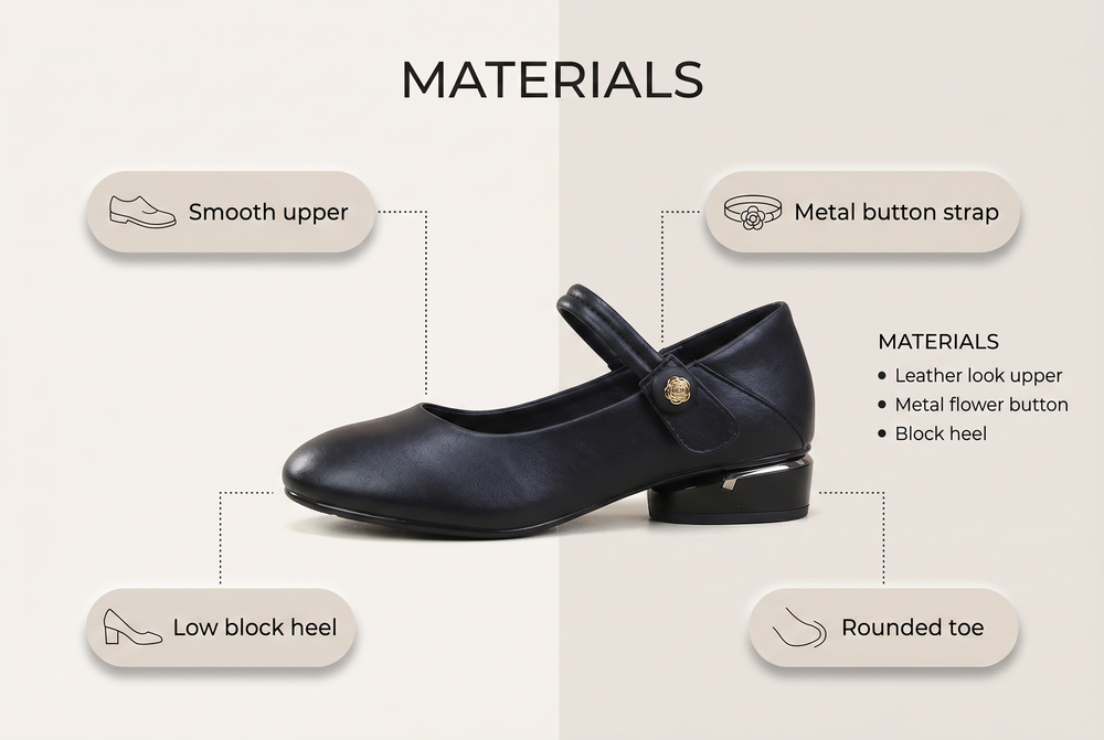 Low Block Heel, Steady