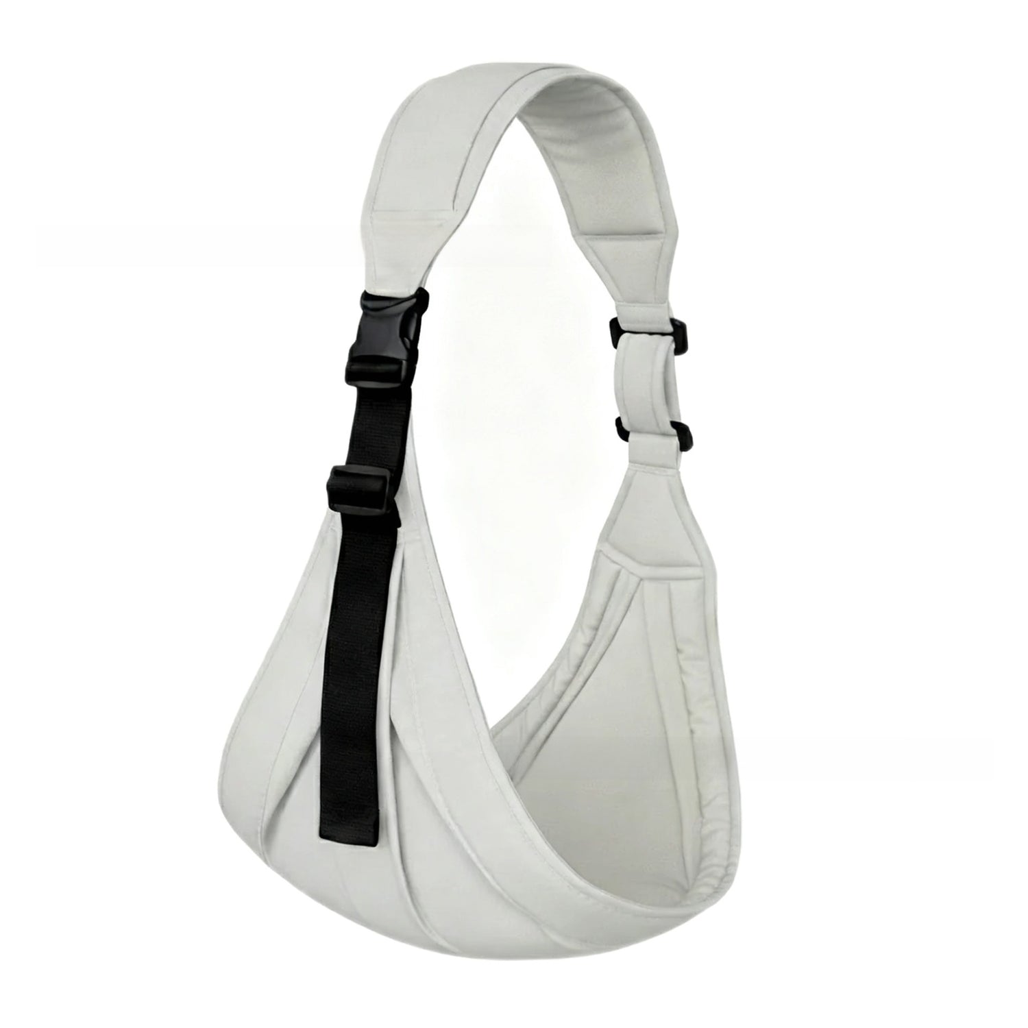 Baby sling carrier shown with its packaging and what is included in the box