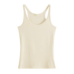 Padded Bow Back Crop Top | front view padded chest panel