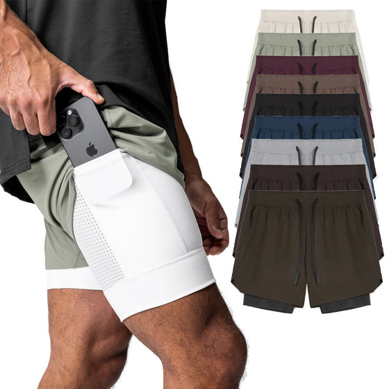 Elastic Quick-Dry Training Shorts