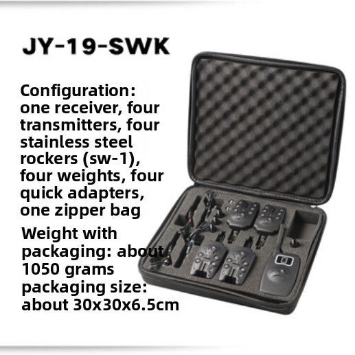 JY-19X-4k set with receiver, four alarms and quick adapters