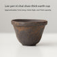 Handmade Rock Clay Tea Cup Japanese Wabi-Sabi Style