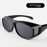 Not polarized / Black Frame Grey Lens