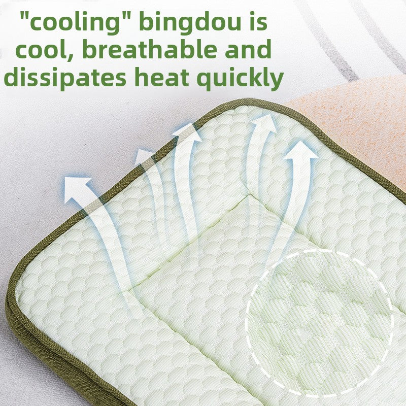 Pet Cooling Ice Mat for Dogs Cats | lifestyle in use scene