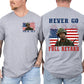 Patriotic Graphic Cotton Tshirt