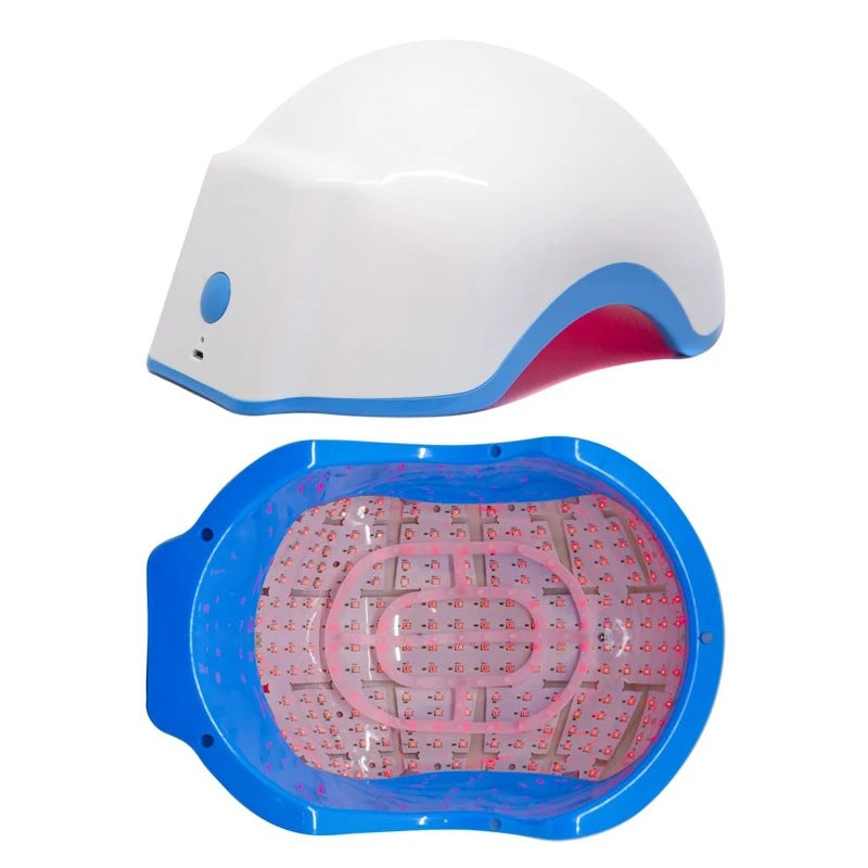 Red Light Laser Hair Growth Cap side profile showing the cap shape
