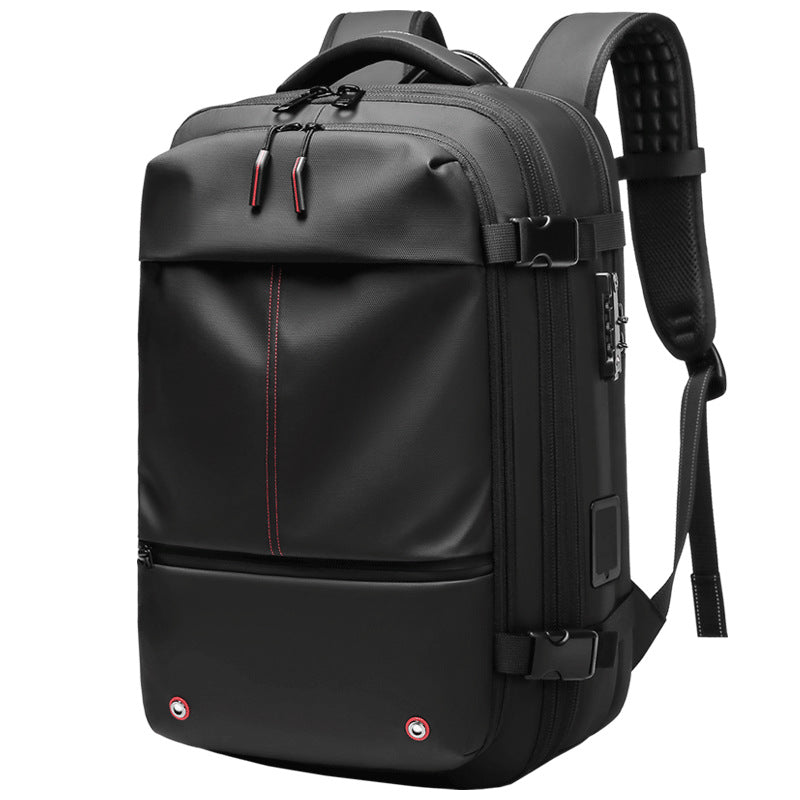 Vacuum Travel Backpack | front view expanded full 75L