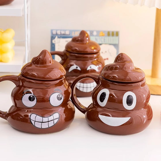 Novelty Ceramic Poop Mug