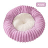 Striped Rabbit Fur Purple / M53 60cm