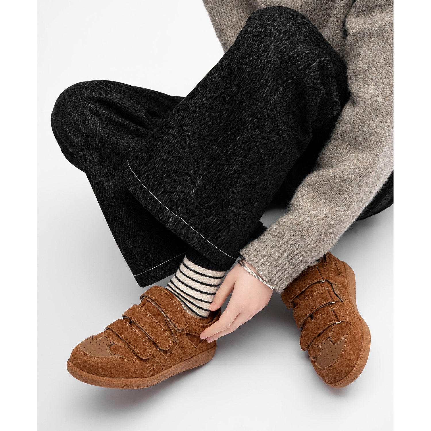 Casual Training Shoes with Magic Sticker Closure
