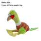 Soft plush squeaky toy for dogs, a single shape from the assorted animal and food range
