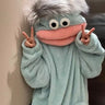 Silver hair Bigmouth Monster No Shoes / XL | US 14 / EU 44
