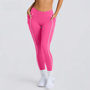 Womens Yoga Running Sports Set | top down clean shot