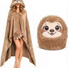 Smiling sloth cape