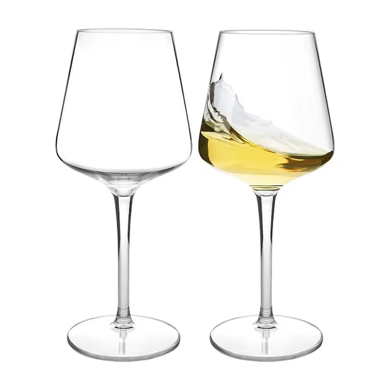 2/4/6PCS Set Unbreakable Plastic Wine Glass High Quality Goblet Transparent Tritan Plastic Wine Juice Drink Cup Party