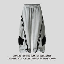 Star Patch Drawstring Pants