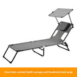 Canopy Sunbed Pillow Dark Gray