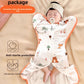 Baby Swaddle Sleeping Bag | scale reference with hand