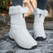 Front Zipper Snow Boots