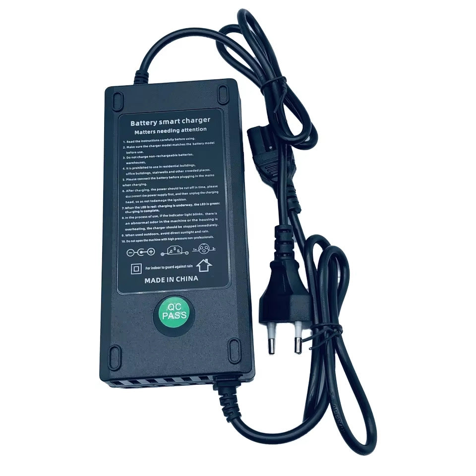 Close up of a charger output connector head used to match an e scooter battery socket