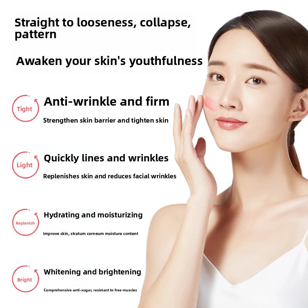 Collagen jelly cream | side profile detail close up