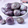 Plum tourmaline ordinary tumbled stone