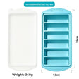 6 Cavities 29 cm Tray, Turquoise