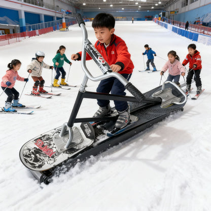 Two-in-One Ski Scooter Sled