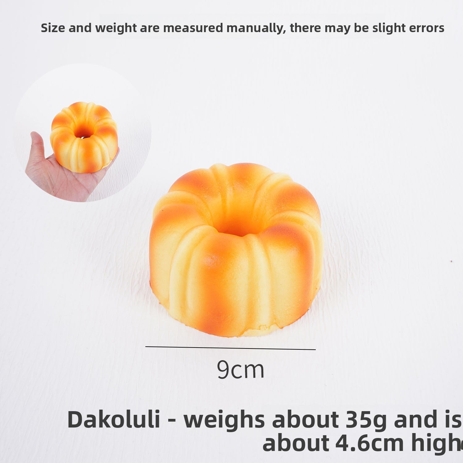 PU Slow Rebound Realistic Food Model Sensory Play Toy for Playtime, Gifting, a Cozy Family Moment with Playful Comfort, Ea...